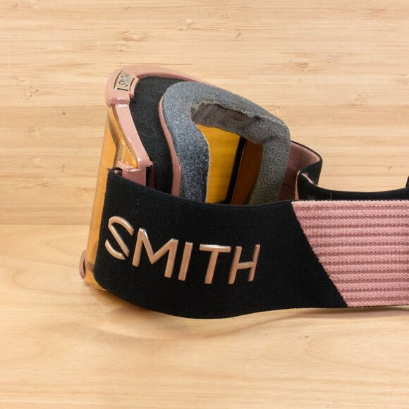 Smith Squad Goggles Rose Frame Yellow Lens / Anti-Fog Snow Ski Snowboard Goggles - Picture 3 of 7